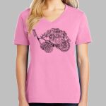 Ladies Core Cotton V Neck Tee Thumbnail
