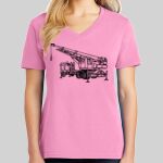 Ladies Core Cotton V Neck Tee Thumbnail