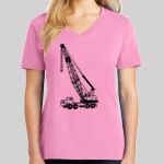 Ladies Core Cotton V Neck Tee Thumbnail