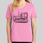 Ladies Core Cotton V Neck Tee Thumbnail