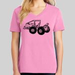 Ladies Core Cotton V Neck Tee Thumbnail