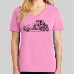 Ladies Core Cotton V Neck Tee Thumbnail