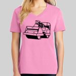 Ladies Core Cotton V Neck Tee Thumbnail