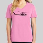 Ladies Core Cotton V Neck Tee Thumbnail