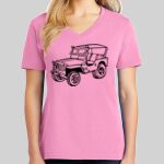 Ladies Core Cotton V Neck Tee Thumbnail