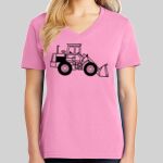 Ladies Core Cotton V Neck Tee Thumbnail