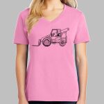 Ladies Core Cotton V Neck Tee Thumbnail