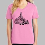 Ladies Core Cotton V Neck Tee Thumbnail