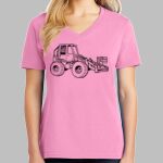 Ladies Core Cotton V Neck Tee Thumbnail