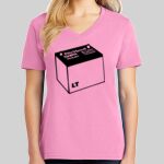 Ladies Core Cotton V Neck Tee Thumbnail