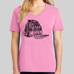 Ladies Core Cotton V Neck Tee Thumbnail