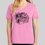 Ladies Core Cotton V Neck Tee Thumbnail