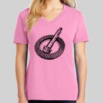 Ladies Core Cotton V Neck Tee Thumbnail