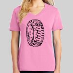 Ladies Core Cotton V Neck Tee Thumbnail