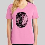 Ladies Core Cotton V Neck Tee Thumbnail