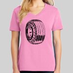 Ladies Core Cotton V Neck Tee Thumbnail