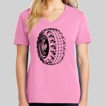 Ladies Core Cotton V Neck Tee Thumbnail