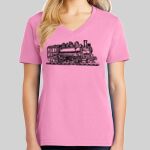 Ladies Core Cotton V Neck Tee Thumbnail