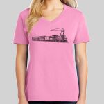 Ladies Core Cotton V Neck Tee Thumbnail