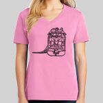 Ladies Core Cotton V Neck Tee Thumbnail