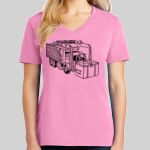 Ladies Core Cotton V Neck Tee Thumbnail