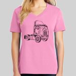Ladies Core Cotton V Neck Tee Thumbnail