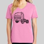 Ladies Core Cotton V Neck Tee Thumbnail