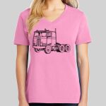 Ladies Core Cotton V Neck Tee Thumbnail