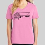 Ladies Core Cotton V Neck Tee Thumbnail