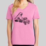 Ladies Core Cotton V Neck Tee Thumbnail