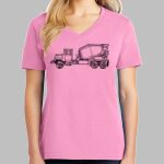 Ladies Core Cotton V Neck Tee Thumbnail