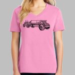 Ladies Core Cotton V Neck Tee Thumbnail