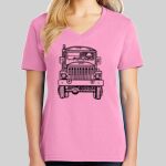 Ladies Core Cotton V Neck Tee Thumbnail