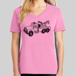 Ladies Core Cotton V Neck Tee Thumbnail