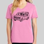 Ladies Core Cotton V Neck Tee Thumbnail