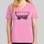 Ladies Core Cotton V Neck Tee Thumbnail