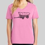 Ladies Core Cotton V Neck Tee Thumbnail