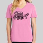 Ladies Core Cotton V Neck Tee Thumbnail