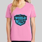 Ladies Core Cotton V Neck Tee Thumbnail