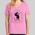 Ladies Core Cotton V Neck Tee Thumbnail