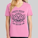 Ladies Core Cotton V Neck Tee Thumbnail