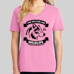 Ladies Core Cotton V Neck Tee Thumbnail