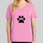 Ladies Core Cotton V Neck Tee Thumbnail