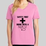 Ladies Core Cotton V Neck Tee Thumbnail