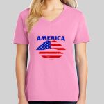 Ladies Core Cotton V Neck Tee Thumbnail