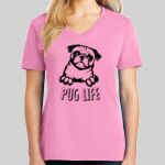 Ladies Core Cotton V Neck Tee Thumbnail