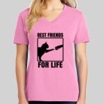 Ladies Core Cotton V Neck Tee Thumbnail