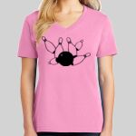 Ladies Core Cotton V Neck Tee Thumbnail