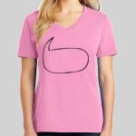 Ladies Core Cotton V Neck Tee Thumbnail