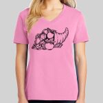 Ladies Core Cotton V Neck Tee Thumbnail